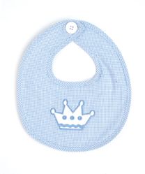 Mud Pie Baby Little Prince Crown Bib