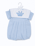 Mud Pie Baby Little Prince Crown Bubble Outfit