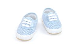 Mud Pie Baby Little Prince Gingham Tennis Shoes, Size 0-6M