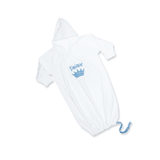 Mud Pie Baby Little Prince Hooded Gown in Mesh Bag