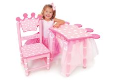 Mud Pie Baby Little Princess Desk & Chair