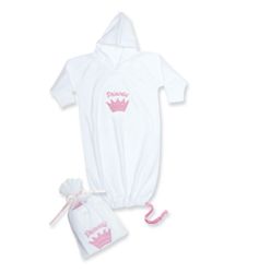 Mud Pie Baby Little Princess Hooded Gown in Mesh Bag