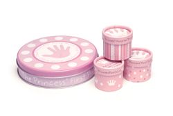 Mud Pie Baby Little Princess Keepsake Tin & Trinket Boxes