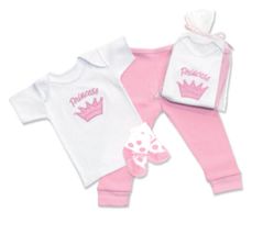 Mud Pie Baby Little Princess Play Clothes Set