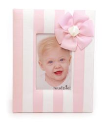 Mud Pie Baby Little Princess Ribbon Frame with Flower