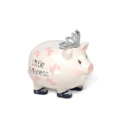 Mud Pie Baby Little Princess Tiara Piggy Bank