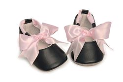 Mud Pie Baby Perfectly Princess Black Ballet Slippers