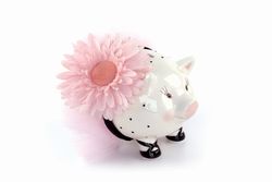 Mud Pie Baby Perfectly Princess Piggy Bank