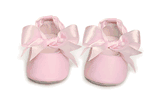 Mud Pie Baby Perfectly Princess Pink Ballet Slippers