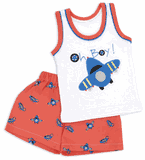 Mud Pie Oh Boy! Baby 2 Piece Plane Set