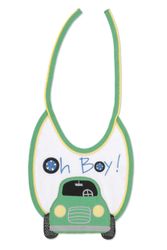 Mud Pie Oh Boy! Baby Car Bib