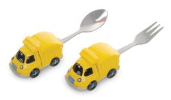Mud Pie Oh Boy! Baby Dump Truck Flatware Set