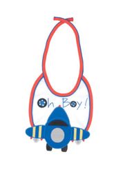Mud Pie Oh Boy! Baby Plane Bib