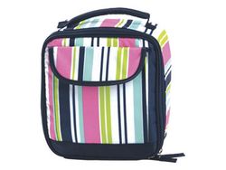 Navy Stripe Room It Up Kids Lunch Tote