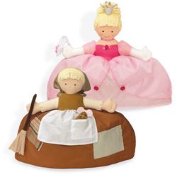 North American Bear Fancy Prancy Topsy Turvy Doll Cinderella