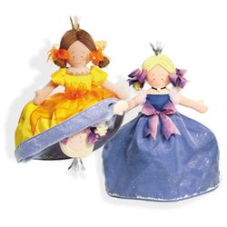 North American Bear Fancy Prancy Topsy Turvy Doll Princess Night and Day