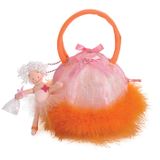 North American Bear Ixie Bixie Pixie Purse with Doll Orange