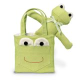 North American Pocket Pals Goody Bag Green Purse & Frog Pal