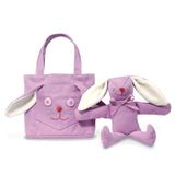 North American Pocket Pals Goody Bag Purple Purse & Rabbit Pal