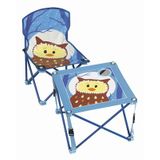 Oliver the Owl Kids Camping Chair & Table Set