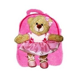 Pecoware Toddlers Dancing Ballerina Bear Backpack
