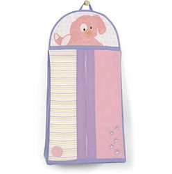 Pink or Blue Spunky Puppy Diaper Stacker by Gund