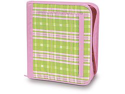 Pink Plaid Room It Up 3 Ring Binder