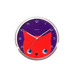 Present Time Wall Peekaboo Cat Wall Clock