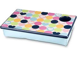 Room It Up Dot Heart Portable Lap Desk