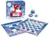Rudolph Checkers & Tic Tac Toe Collector Game Set by USAopoly