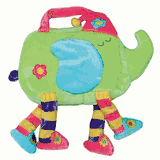 Sassafras Ellie Elephant Sleepwalkers Overnight Bag