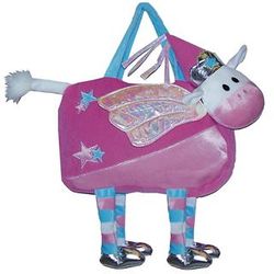 Sassafras Kids Fairy Princess Cow Overnighter Bag