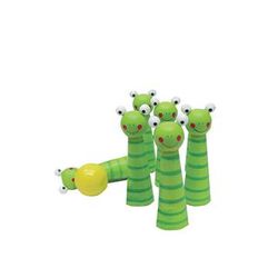 Sassafras Kids Frog Bowling Pin Set