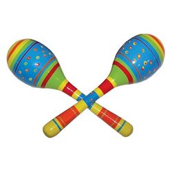 Sassafras Kids Stripe Maracas Set of 2