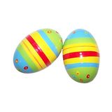 Sassafras Kids Stripe Shaker Eggs Set of 2