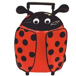 Sassafras Ladybug Pull-A-Long Backpack