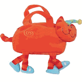 Sassafras Meow Cat Sleepwalkers Overnight Bag
