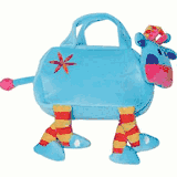 Sassafras Moo Cow Sleepwalkers Overnight Bag