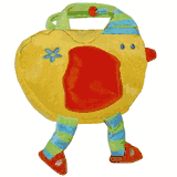 Sassafras Peep Chick Sleepwalkers Overnight Bag