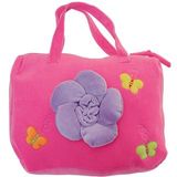 Sassafras Plush Pink Flower Power Bag