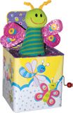 Schylling Summer Bugs Butterfly Jack in the Box Toy