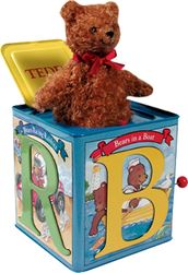 Schylling Teddy Bear Jack in the Box Toy