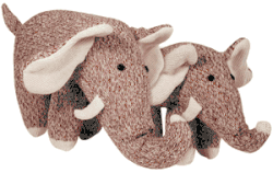 Sock Elephants by Sock Monkey