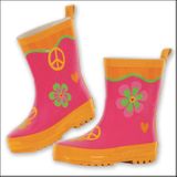 Stephe Joseph Pink Peace Rain Boots
