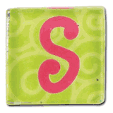 Stephen Joseph Acrylic Small Talk Alphabet Letters