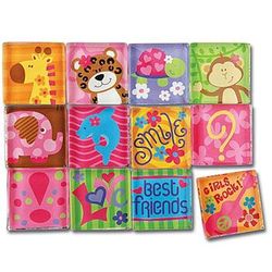 Stephen Joseph Acrylic Small Talk Magnet Girls Picture Package 4