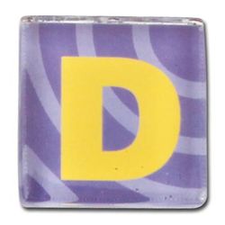 Stephen Joseph Acrylic Small Talk Magnet Letter D
