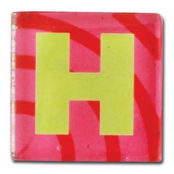 Stephen Joseph Acrylic Small Talk Magnet Letter H