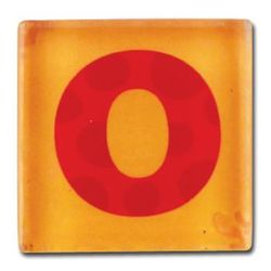 Stephen Joseph Acrylic Small Talk Magnet Letter O