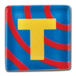 Stephen Joseph Acrylic Small Talk Magnet Letter T